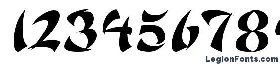 Ginko Font, Number Fonts