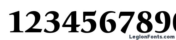 GiovanniStd Black Font, Number Fonts