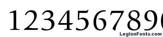 GiovanniStd Book Font, Number Fonts