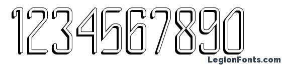 Gizmo Shade Font, Number Fonts