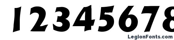 Gizmocapsssk regular Font, Number Fonts