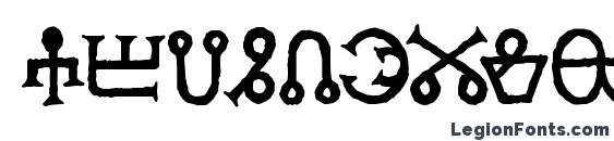 Glagolitic aoe Font, Number Fonts