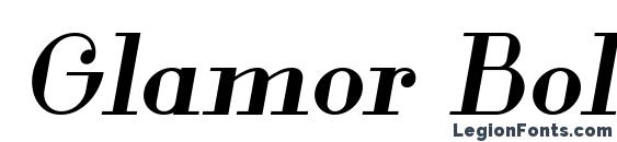 Glamor Bold Italic font, free Glamor Bold Italic font, preview Glamor Bold Italic font