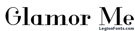 Glamor Medium font, free Glamor Medium font, preview Glamor Medium font