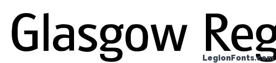 Glasgow Regular Font