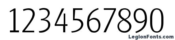 GlasgowLH Regular Font, Number Fonts