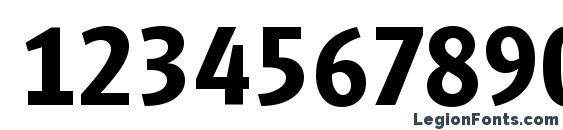 GlasgowSerial Bold Font, Number Fonts