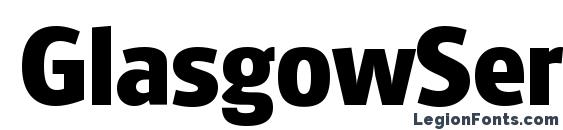 GlasgowSerial Xbold Regular font, free GlasgowSerial Xbold Regular font, preview GlasgowSerial Xbold Regular font