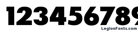 GlasnostExtraboldFWF Font, Number Fonts