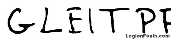 шрифт Gleitpfad, бесплатный шрифт Gleitpfad, предварительный просмотр шрифта Gleitpfad