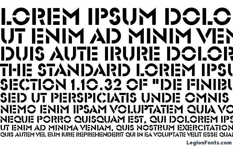 specimens Glendale Stencil Regular font, sample Glendale Stencil Regular font, an example of writing Glendale Stencil Regular font, review Glendale Stencil Regular font, preview Glendale Stencil Regular font, Glendale Stencil Regular font