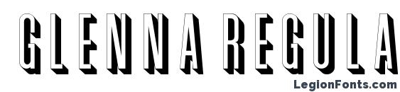 GLENNA Regular Font