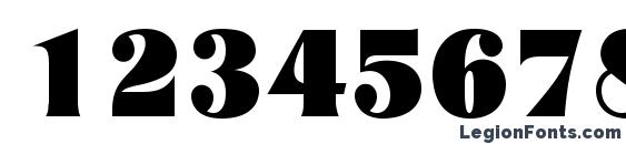 Glenys Display SSi Font, Number Fonts