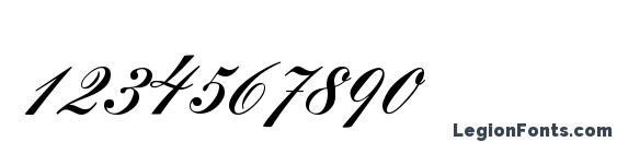 Gloria script Font, Number Fonts
