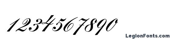 Gloria Font, Number Fonts