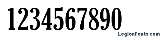 Gloucester MT Extra Condensed Font, Number Fonts