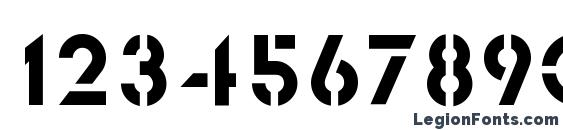 Glst Font, Number Fonts