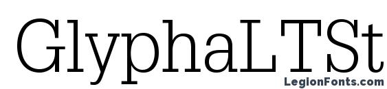 GlyphaLTStd Light Font