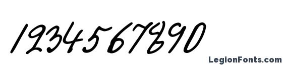 Gogol Font, Number Fonts