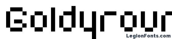 Goldyround normal font, free Goldyround normal font, preview Goldyround normal font