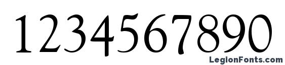 GoliathOldDB Normal Font, Number Fonts