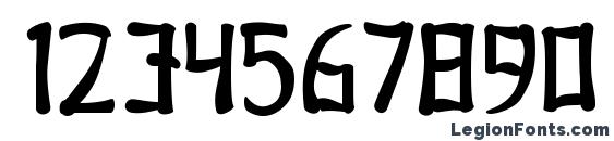 Gomo regular Font, Number Fonts