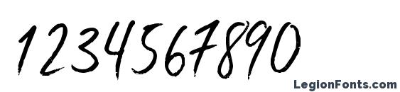 Good Foot Font, Number Fonts