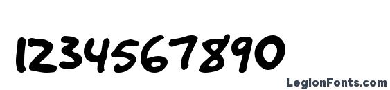 GoodDogPlain Font, Number Fonts