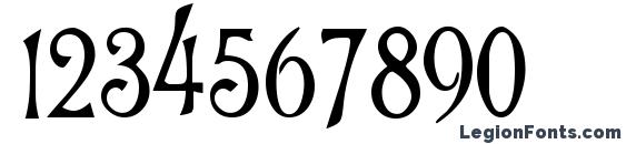 Goodfellow Font, Number Fonts