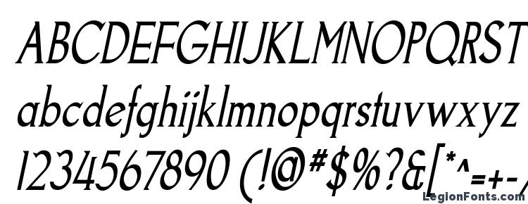 глифы шрифта Goodfish Italic, символы шрифта Goodfish Italic, символьная карта шрифта Goodfish Italic, предварительный просмотр шрифта Goodfish Italic, алфавит шрифта Goodfish Italic, шрифт Goodfish Italic