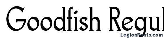 Goodfish Regular font, free Goodfish Regular font, preview Goodfish Regular font