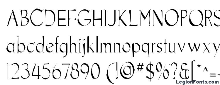 glyphs GoodfishGaunt font, сharacters GoodfishGaunt font, symbols GoodfishGaunt font, character map GoodfishGaunt font, preview GoodfishGaunt font, abc GoodfishGaunt font, GoodfishGaunt font