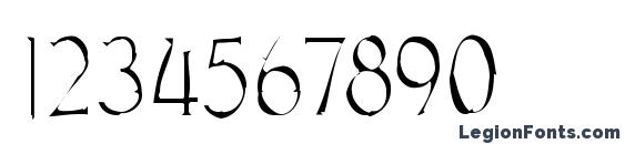 GoodfishGaunt Font, Number Fonts