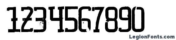 GoodPeace Font, Number Fonts