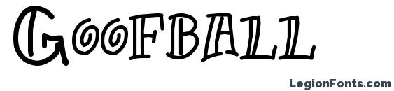Goofball font, free Goofball font, preview Goofball font