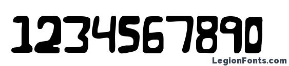 Goose neck regular Font, Number Fonts