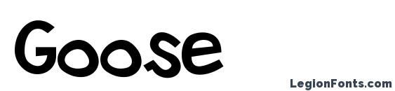 Goose font, free Goose font, preview Goose font