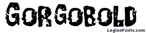 Gorgobold Font, Halloween Fonts
