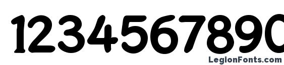 GosmickSansBold Font, Number Fonts