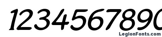 GosmickSansOblique Font, Number Fonts