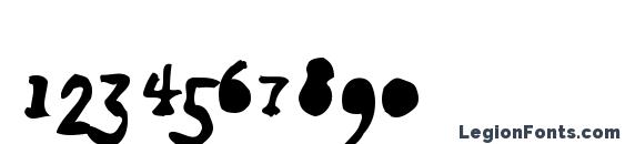 Gossip Font, Number Fonts