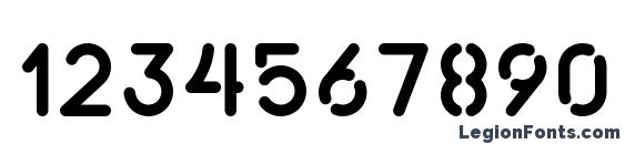 GOST 14192 96 PART3 Font, Number Fonts