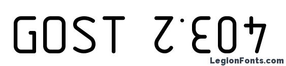 GOST 2.304 81 type C Font