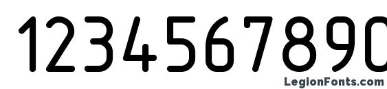 GOST 2.304 B Font, Number Fonts