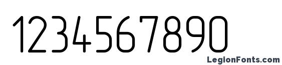 GOST Type AU Font, Number Fonts