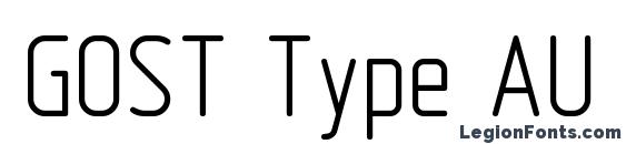 GOST Type AU Font