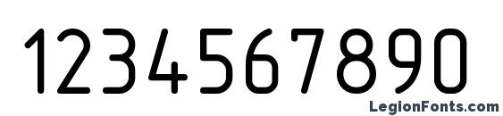 GOST Type BU Font, Number Fonts