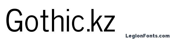 Gothic.kz Font
