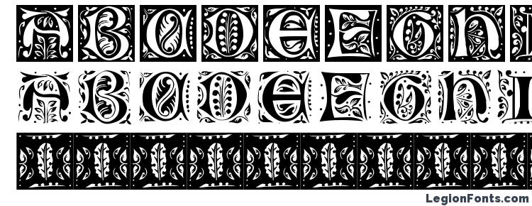 glyphs Gothic Leaf font, сharacters Gothic Leaf font, symbols Gothic Leaf font, character map Gothic Leaf font, preview Gothic Leaf font, abc Gothic Leaf font, Gothic Leaf font
