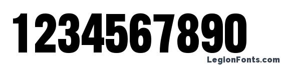 Gothic LT 13 Font, Number Fonts